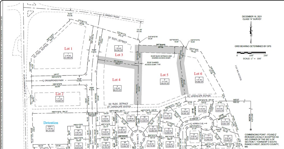 230 Highway 51 S, Hernando, MS 38632 Commercial Land at Corner of Hwy