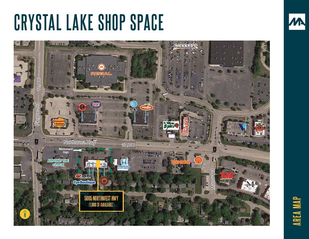 5005 Northwest Hwy, Crystal Lake, IL for sale Aerial- Image 1 of 1