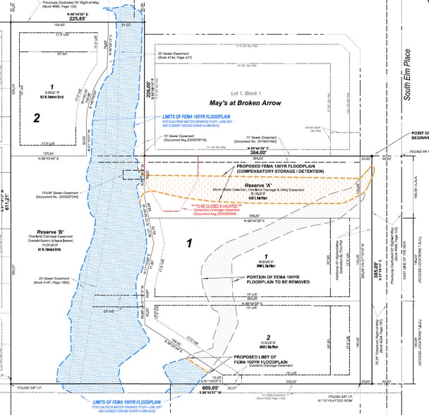 W Florence St & S Elm Pl, Broken Arrow, OK for sale - Plat Map - Image 2 of 2