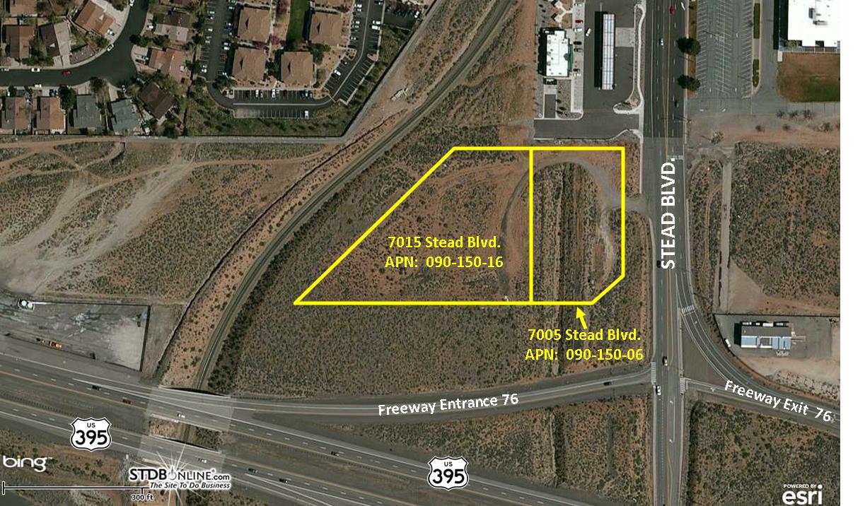 U S 395 N.  & Stead Blvd., Stead, NV for sale Aerial- Image 1 of 7