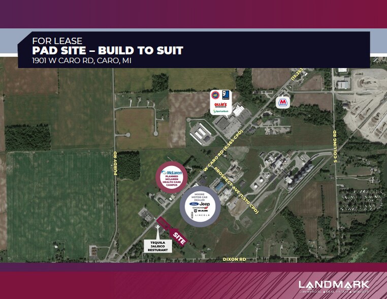 1901 W Caro Rd, Caro, MI for lease - Primary Photo - Image 1 of 1
