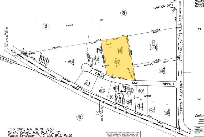 460 Calle San Pablo, Camarillo, CA for lease Plat Map- Image 1 of 2