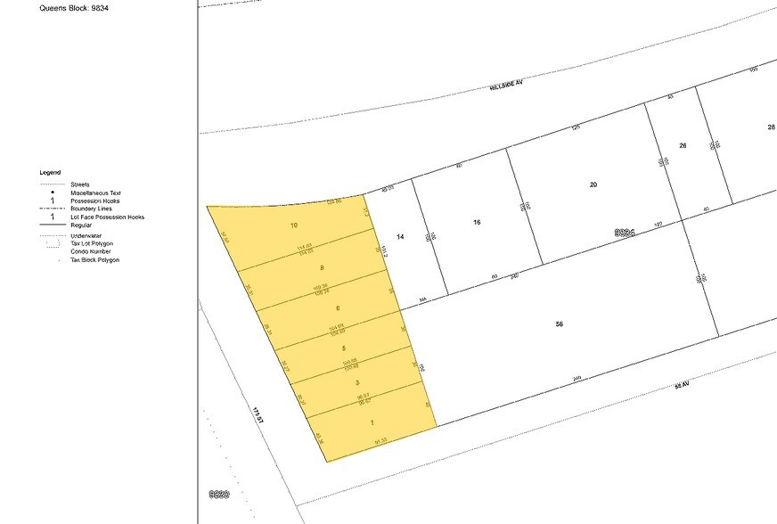 17506 Hillside Ave, Jamaica, NY for sale - Plat Map - Image 1 of 1