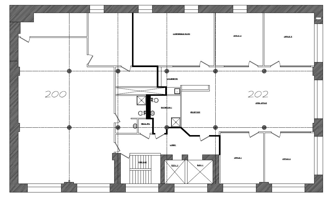 1101 Lucas Ave, Saint Louis, MO for lease Floor Plan- Image 1 of 1