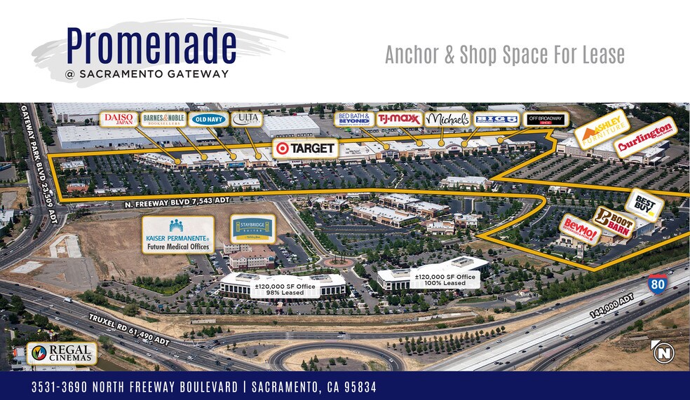 3511 3698 N Freeway Blvd Sacramento Ca 95834 Retail Space For
