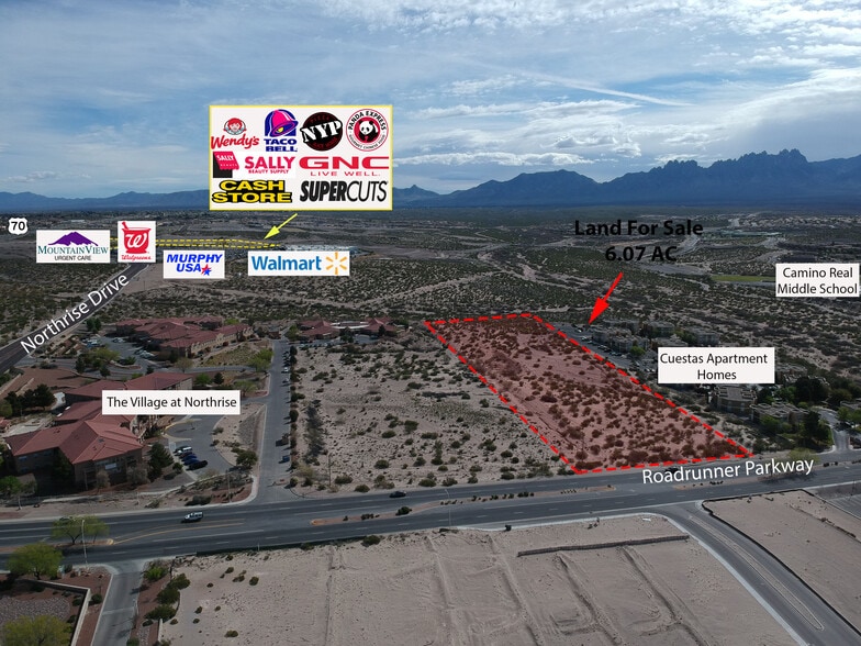 Roadrunner Pkwy, Las Cruces, NM for sale - Building Photo - Image 1 of 3