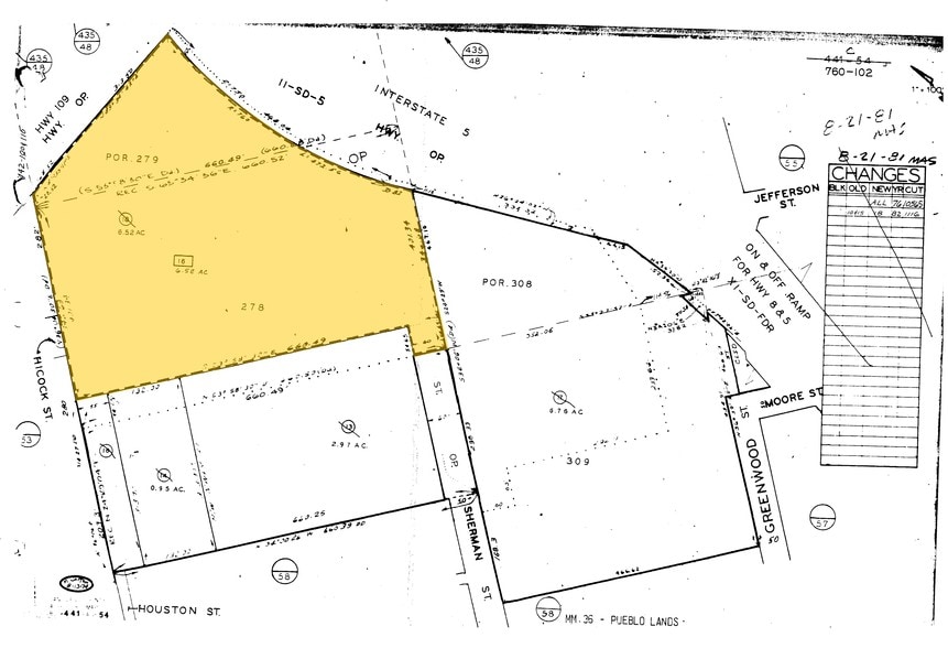 3980 Sherman St, San Diego, CA for lease - Plat Map - Image 2 of 7