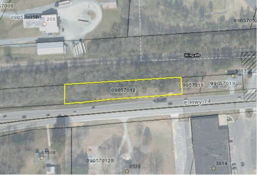 00 US HWY 74, Wingate, NC for sale - Aerial - Image 1 of 1