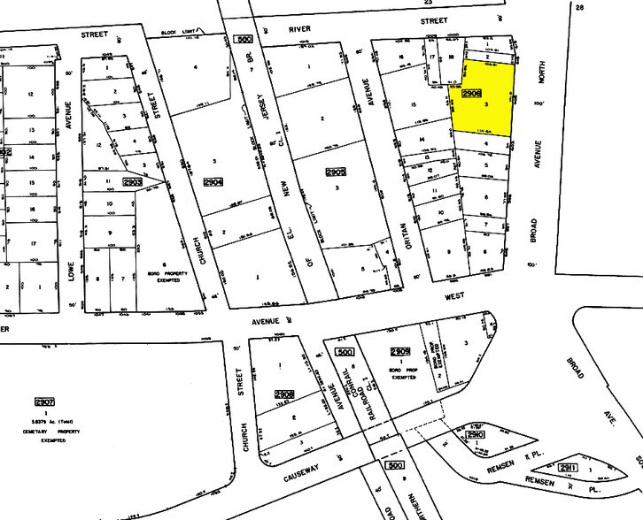 605 Broad Ave, Ridgefield, NJ for sale - Plat Map - Image 1 of 1