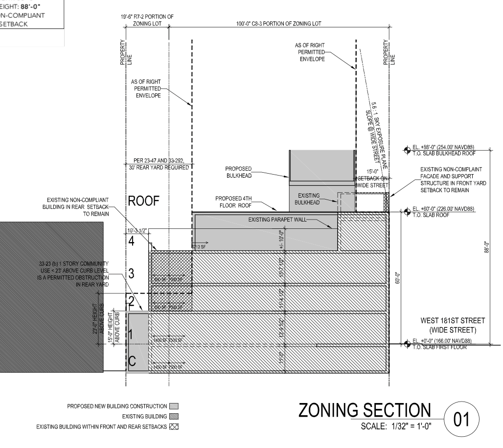 506-510 W 181st St, New York, NY for lease Floor Plan- Image 1 of 2