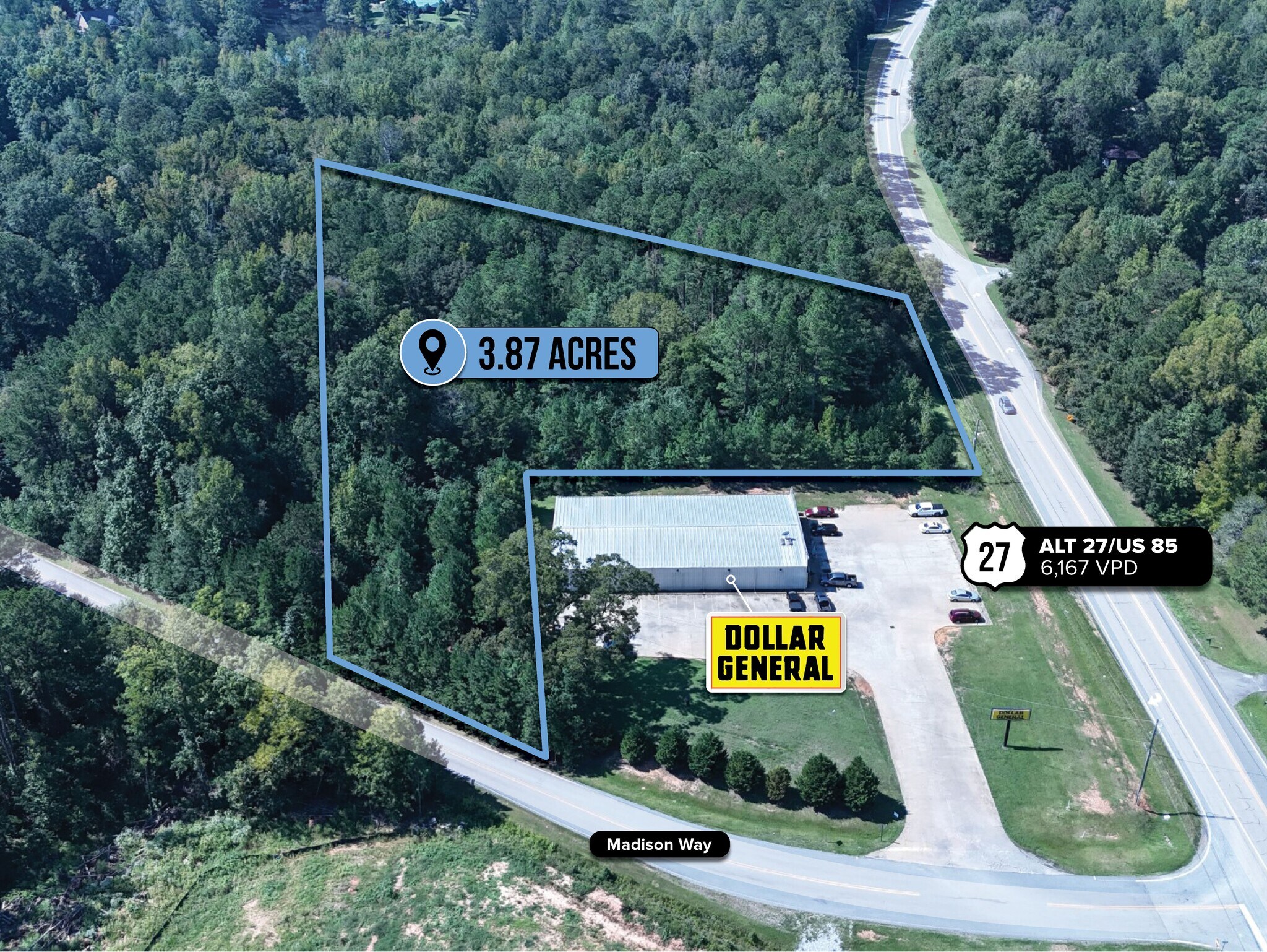 adj. to 18 Madison Way, Ellerslie, GA for sale Primary Photo- Image 1 of 1