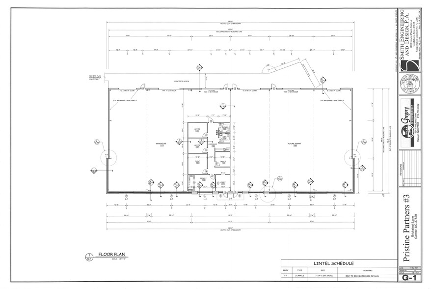 1000 Bricksteel Ln, Garner, NC for lease - Site Plan - Image 2 of 8