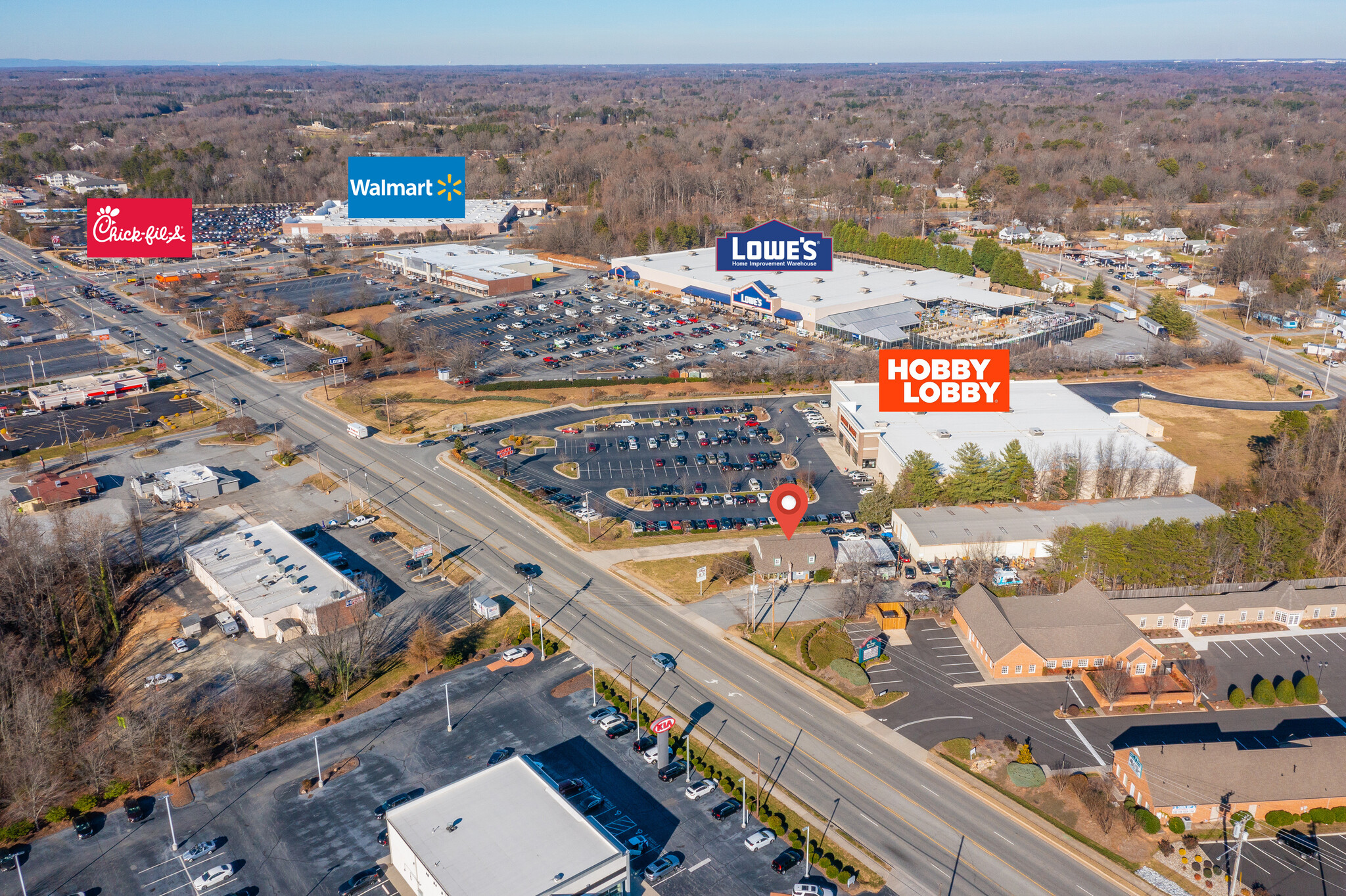 2500 N Main St, High Point, NC for sale Aerial- Image 1 of 1