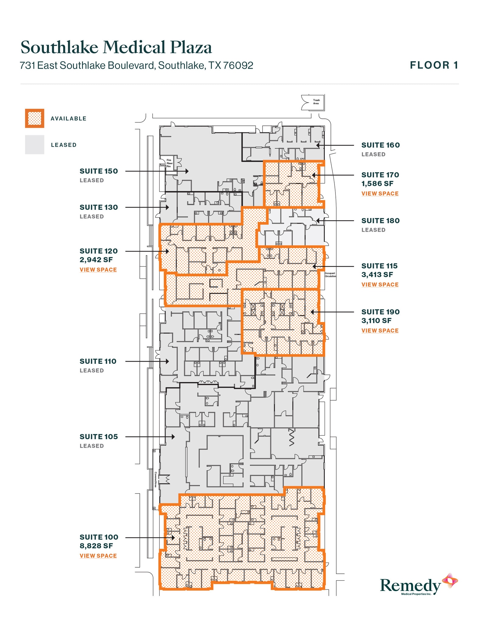 731 E Southlake Blvd, Southlake, TX for lease Floor Plan- Image 1 of 1