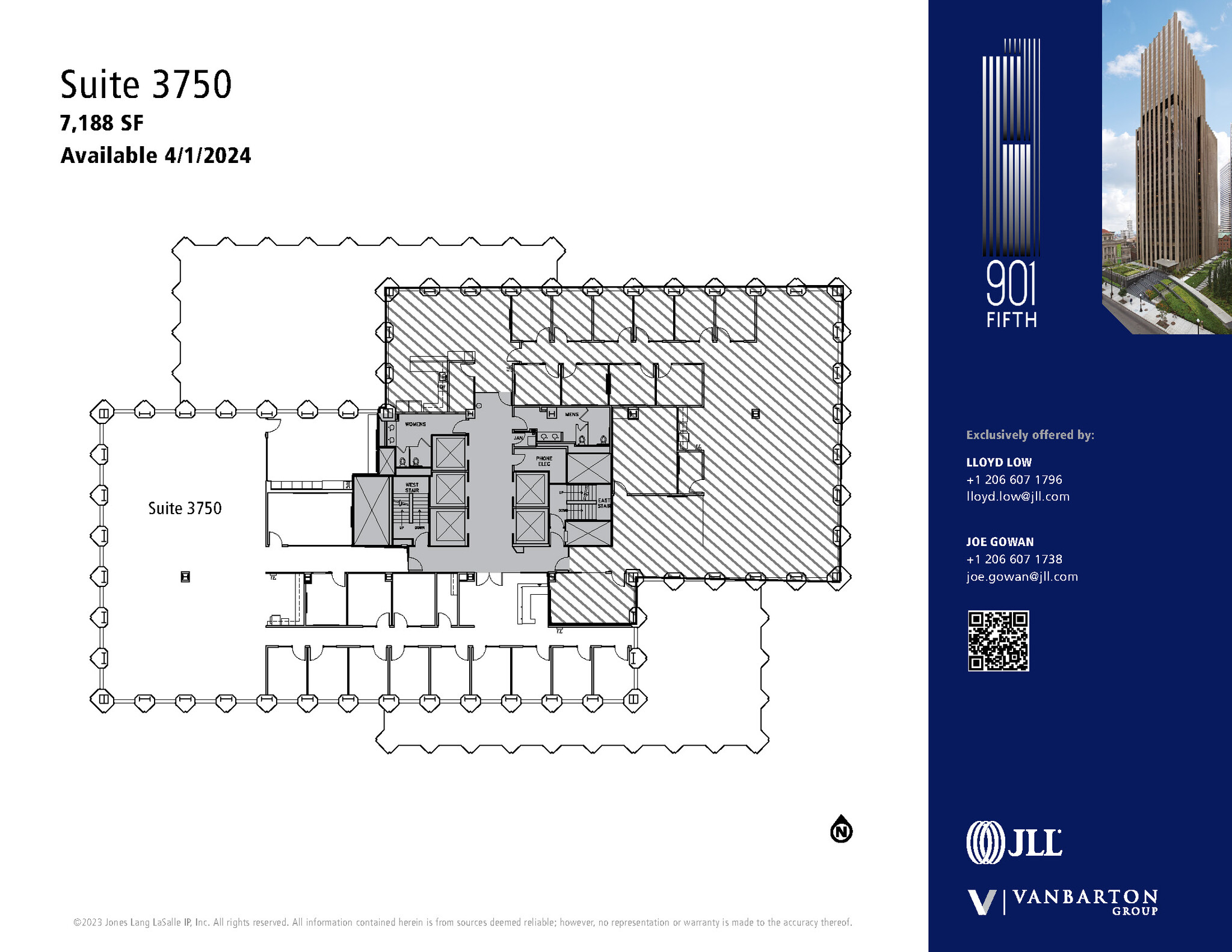 901 5th Ave, Seattle, WA for lease Floor Plan- Image 1 of 1