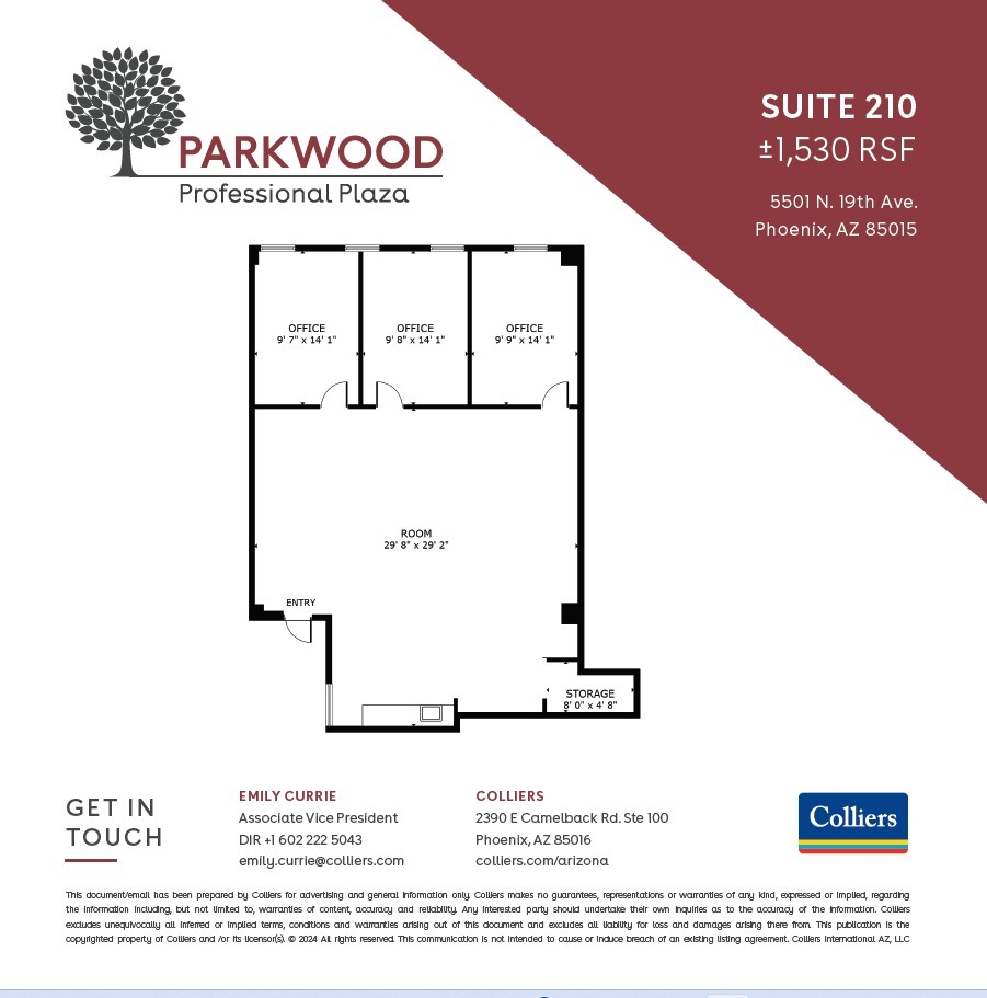 5501 N 19th Ave, Phoenix, AZ for lease Floor Plan- Image 1 of 1