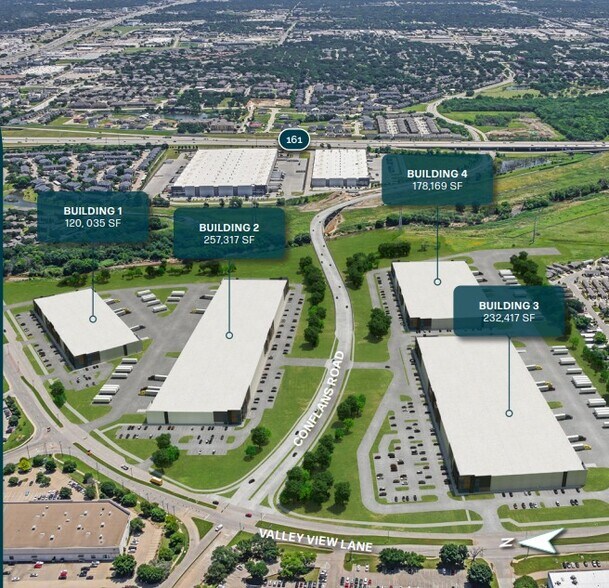 1503 Valley View Ln, Irving, TX for lease - Site Plan - Image 2 of 8