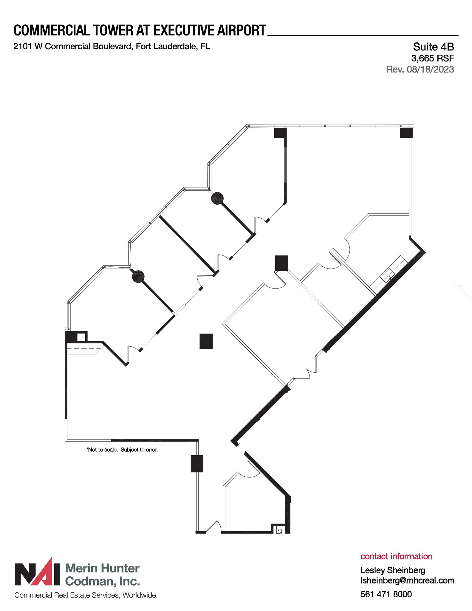 2101 W Commercial Blvd, Fort Lauderdale, FL for lease Floor Plan- Image 1 of 3