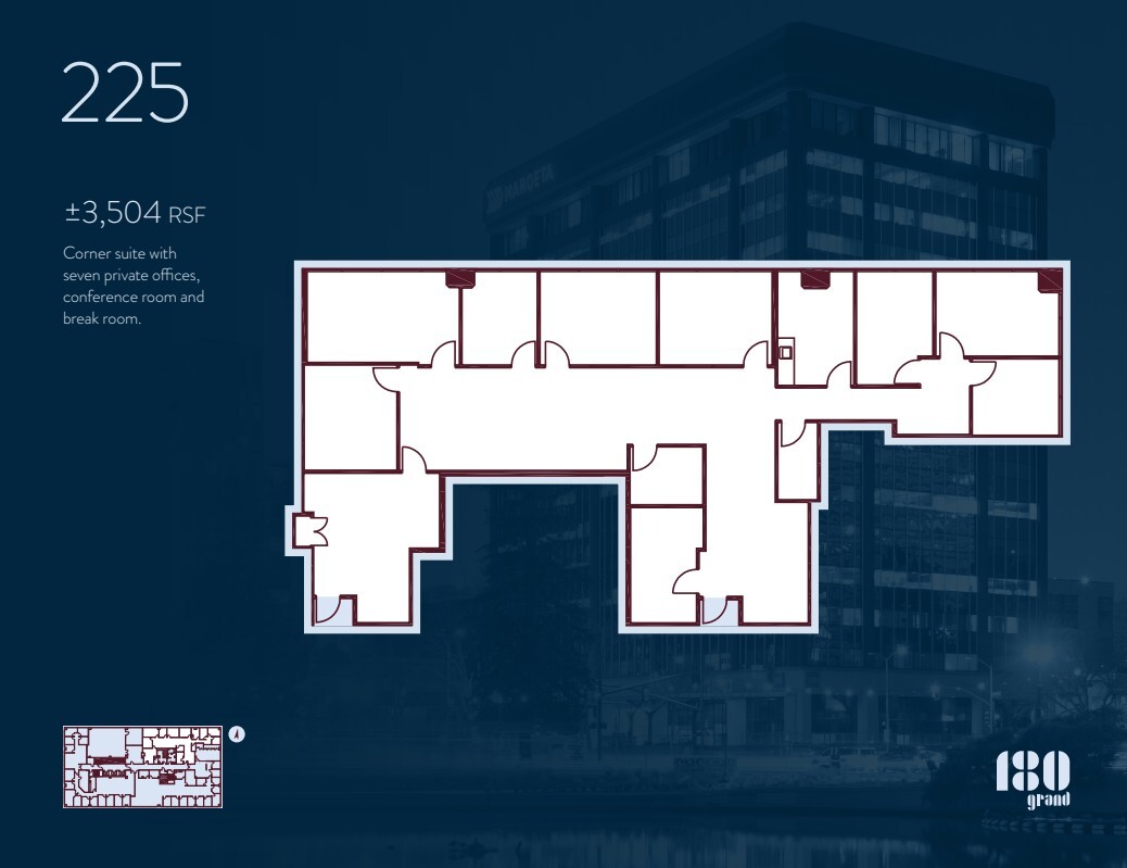 180 Grand Ave, Oakland, CA for lease Floor Plan- Image 1 of 1