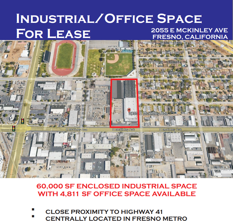 2055 E McKinley Ave, Fresno, CA for lease Building Photo- Image 1 of 1