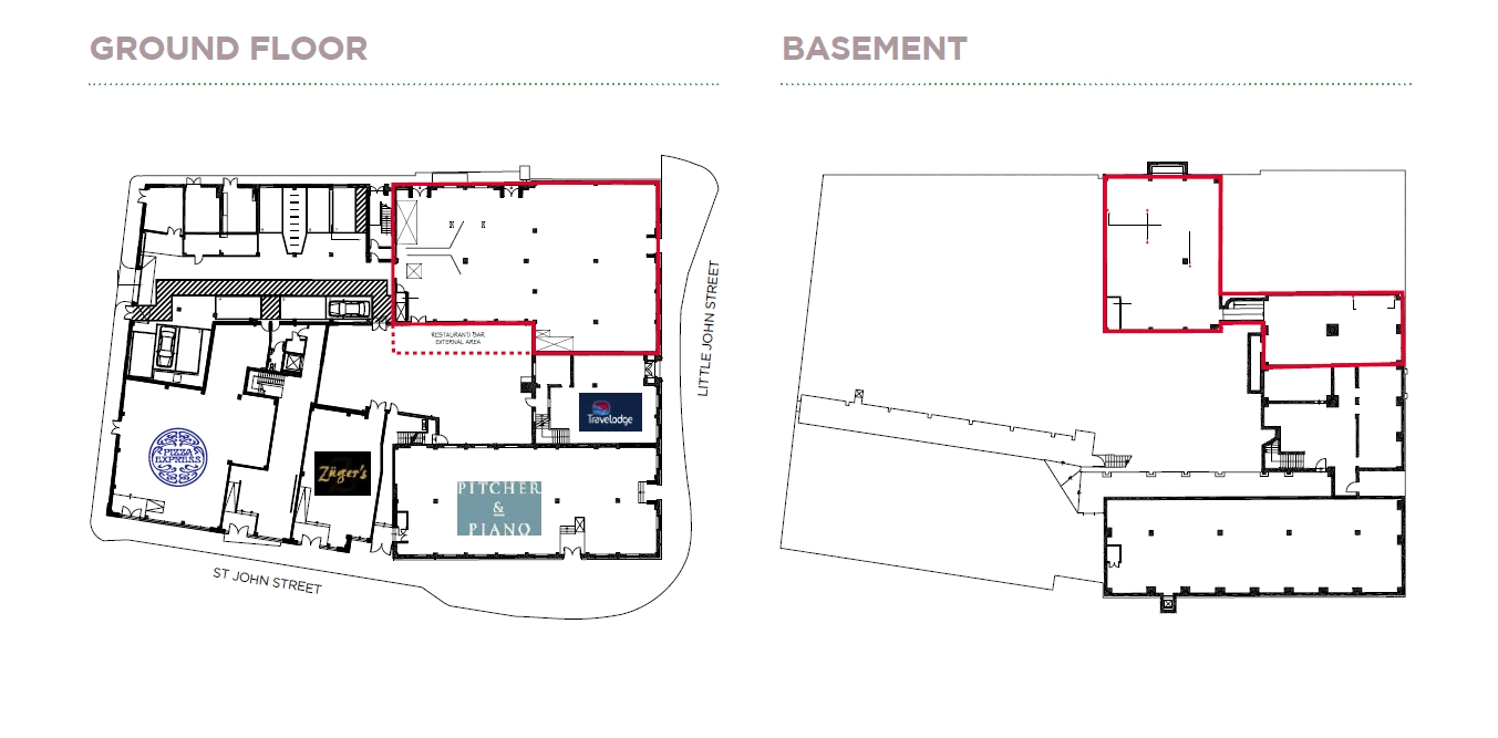 St. John St, Chester for lease Floor Plan- Image 1 of 2