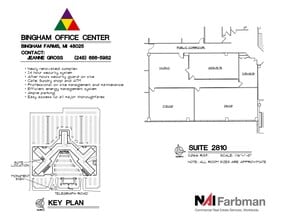 30600-30700 - 30800 Telegraph Rd, Bingham Farms, MI for lease Floor Plan- Image 1 of 1