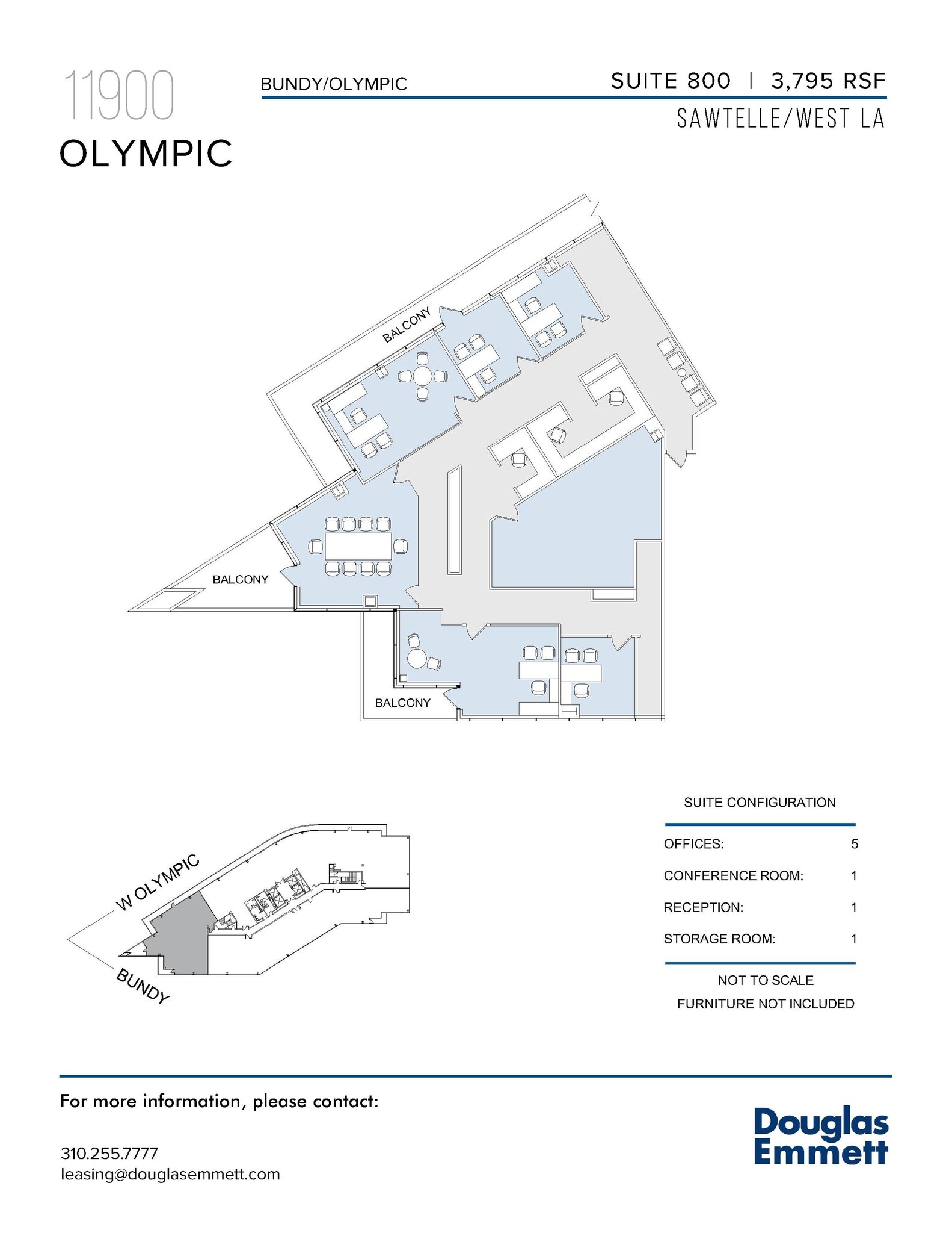 11900 W Olympic Blvd, Los Angeles, CA for lease Floor Plan- Image 1 of 1