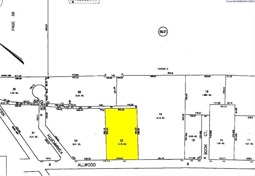 400 Allwood Rd, Clifton, NJ for lease - Plat Map - Image 2 of 8