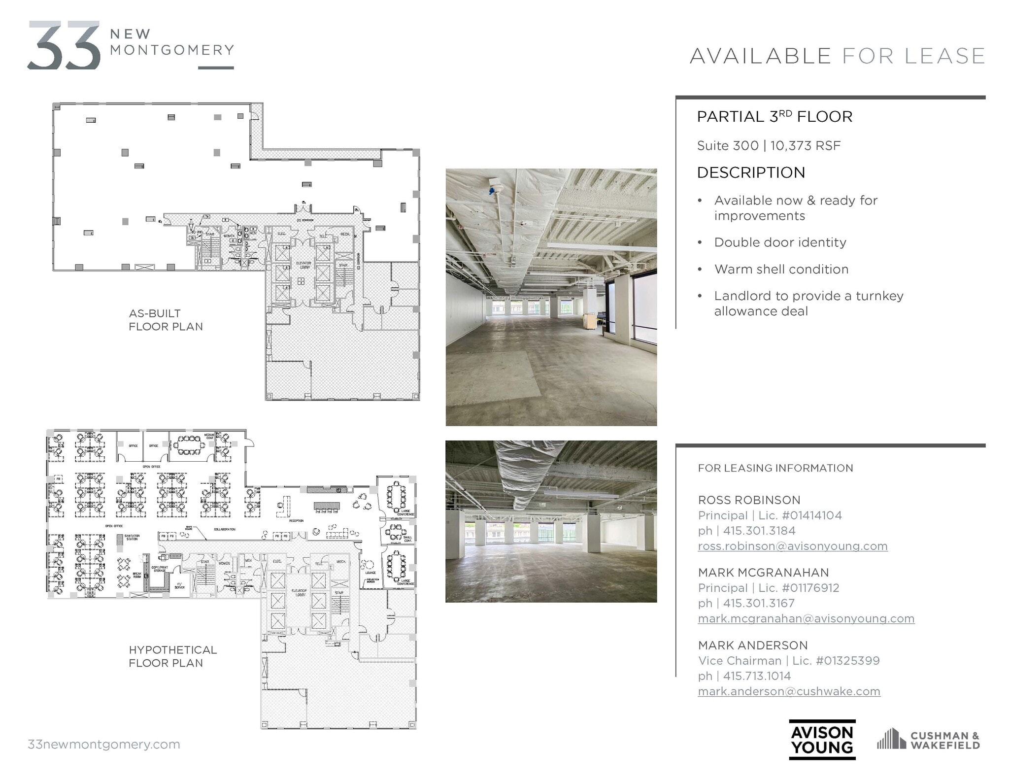 33 New Montgomery St, San Francisco, CA for lease Floor Plan- Image 1 of 1
