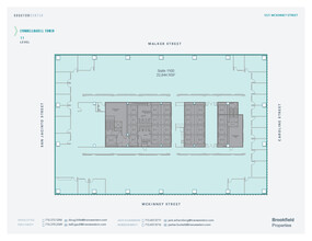 1221 McKinney St, Houston, TX for lease Floor Plan- Image 1 of 1