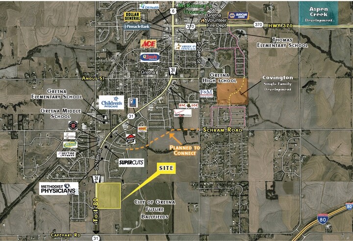 NEC Hwy 6 & Jansen Drive, Gretna, NE for sale - Building Photo - Image 1 of 1