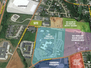 1155 Hazel Ln, Farmington, MO - aerial  map view