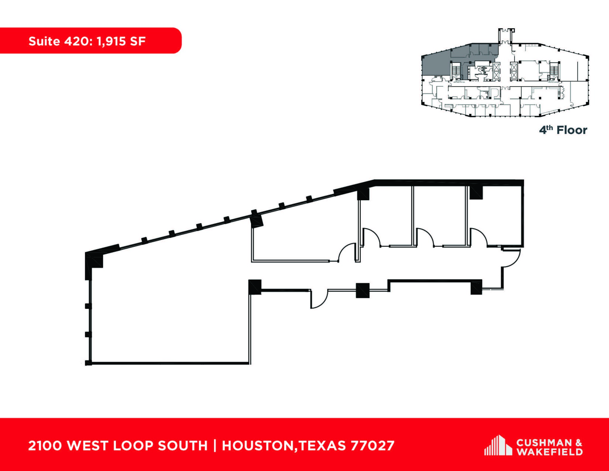 2100 West Loop South, Houston, TX for lease Floor Plan- Image 1 of 1