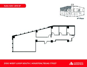 2100 West Loop South, Houston, TX for lease Floor Plan- Image 1 of 1