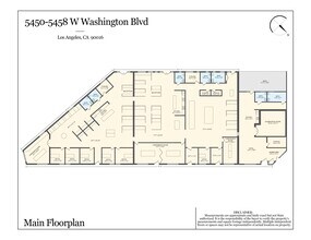 5450-5458 W Washington Blvd, Los Angeles, CA for lease Typical Floor Plan- Image 2 of 2