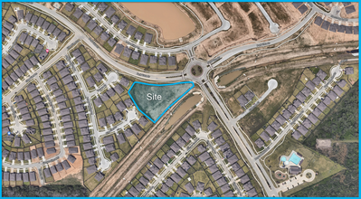 Park Vista Dr, Missouri City, TX - aerial  map view