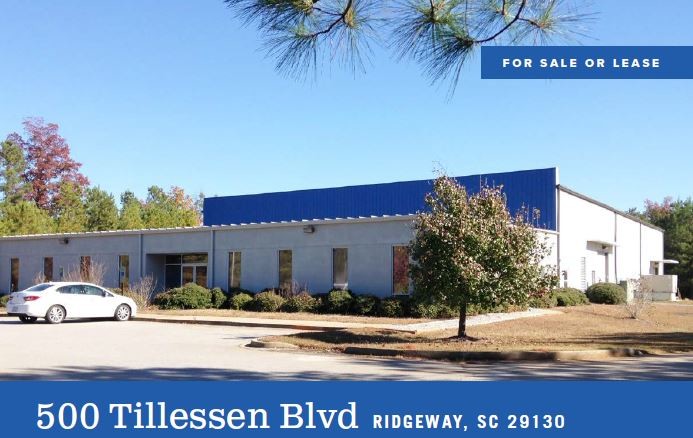 500 Tillessen Blvd, Ridgeway, SC for sale - Building Photo - Image 1 of 1