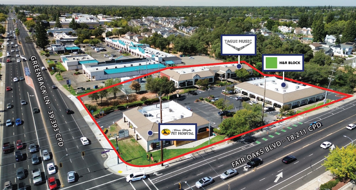 8091-8099 Greenback Ln, Citrus Heights, CA for lease Building Photo- Image 1 of 10