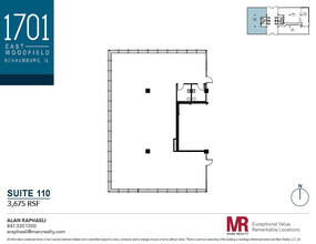 1701 E Woodfield Rd, Schaumburg, IL for lease Floor Plan- Image 1 of 4