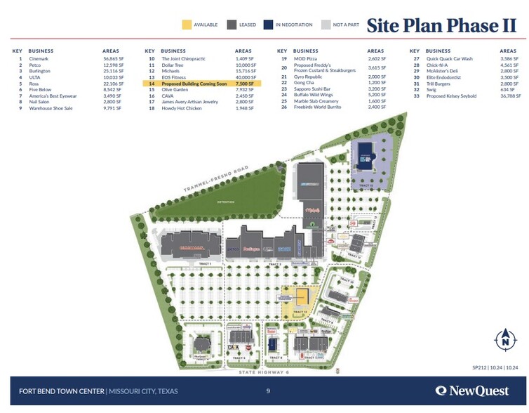 Highway 6, Missouri City, TX for lease - Site Plan - Image 2 of 2