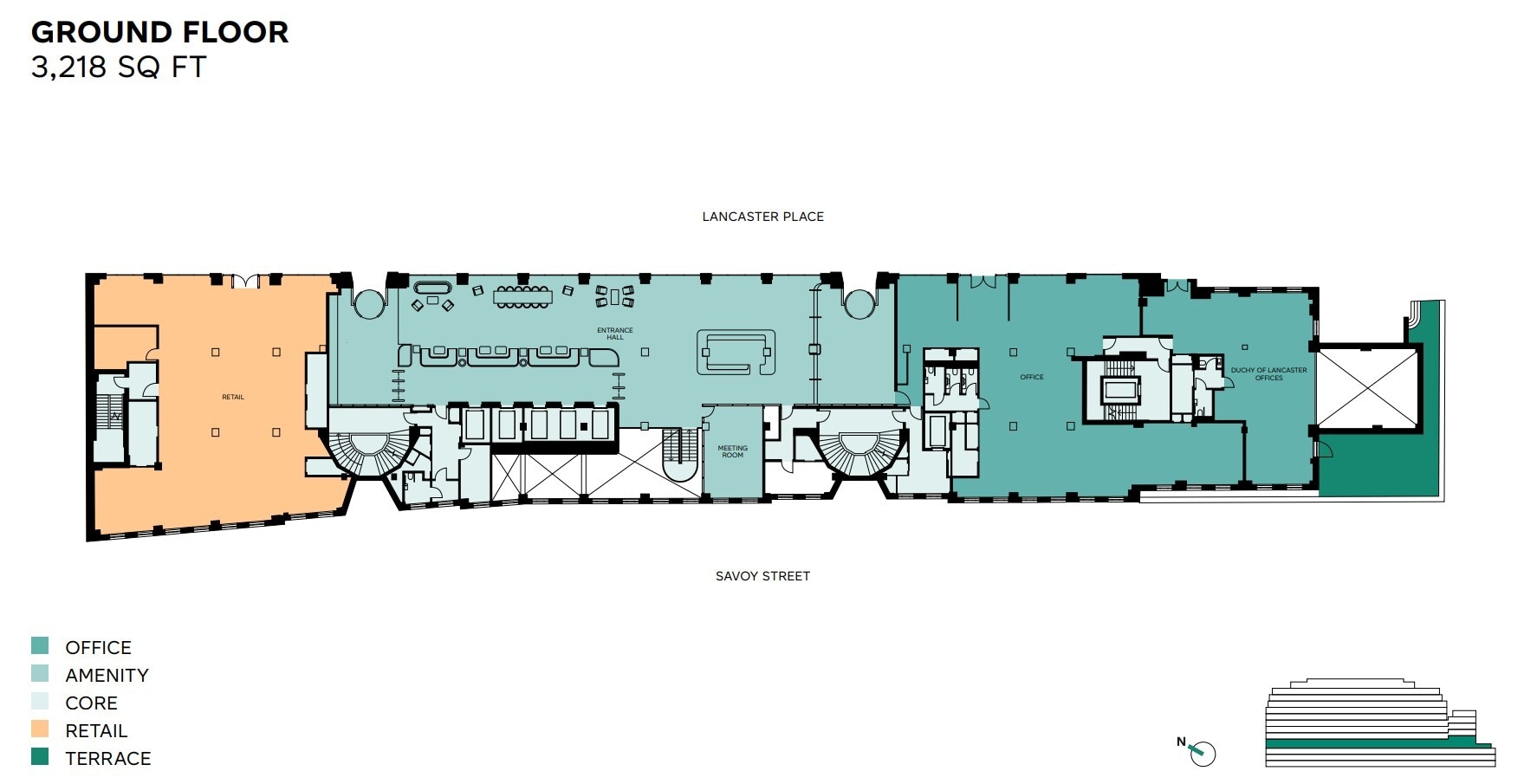 12-13 Lancaster Pl, London for lease Floor Plan- Image 1 of 1