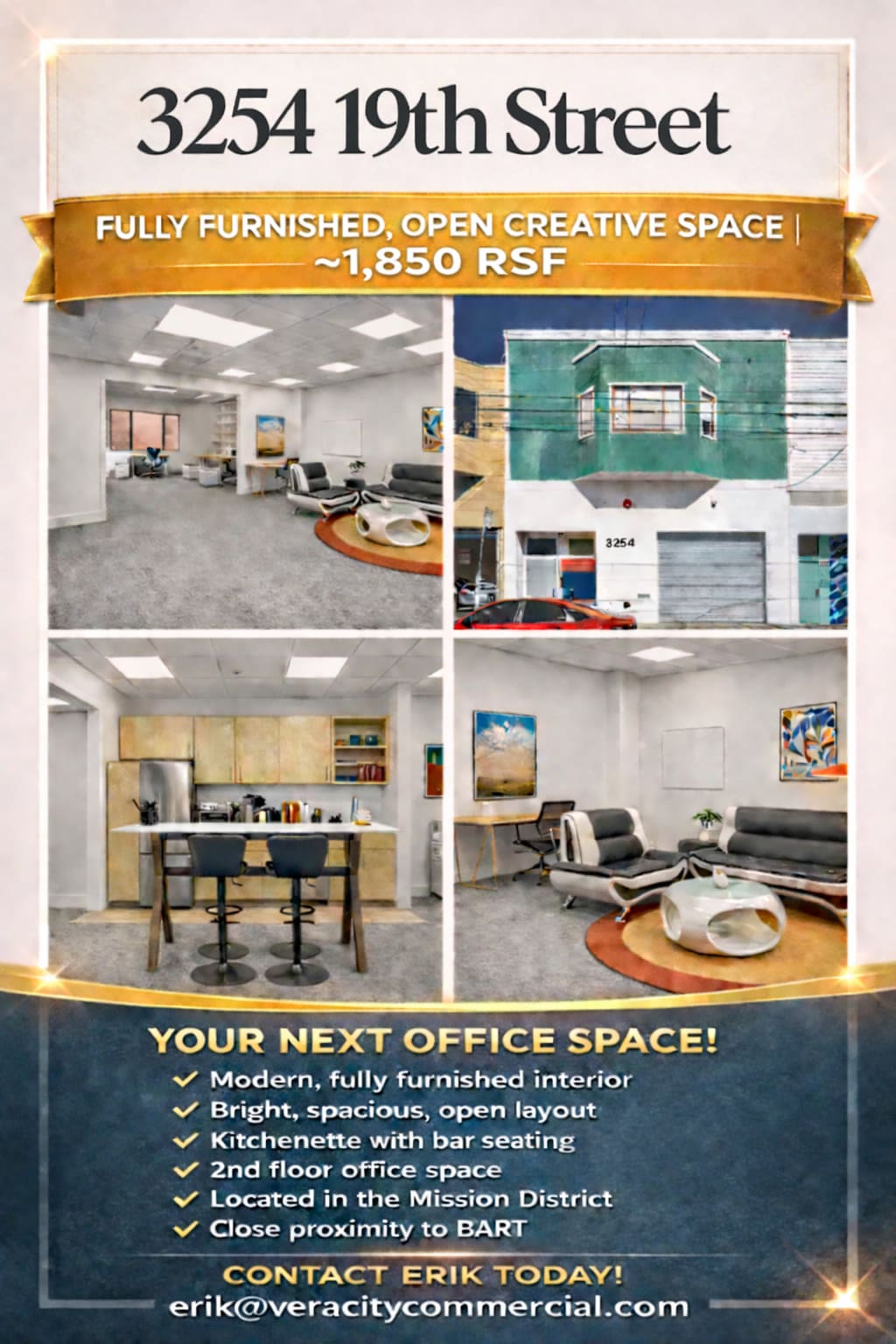 3254 19th St, San Francisco, CA for lease Interior Photo- Image 1 of 8