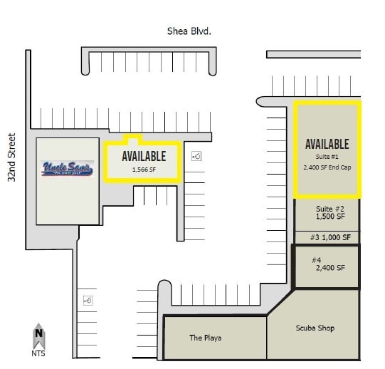 3217 E Shea Blvd, Phoenix, AZ for lease Site Plan- Image 1 of 1