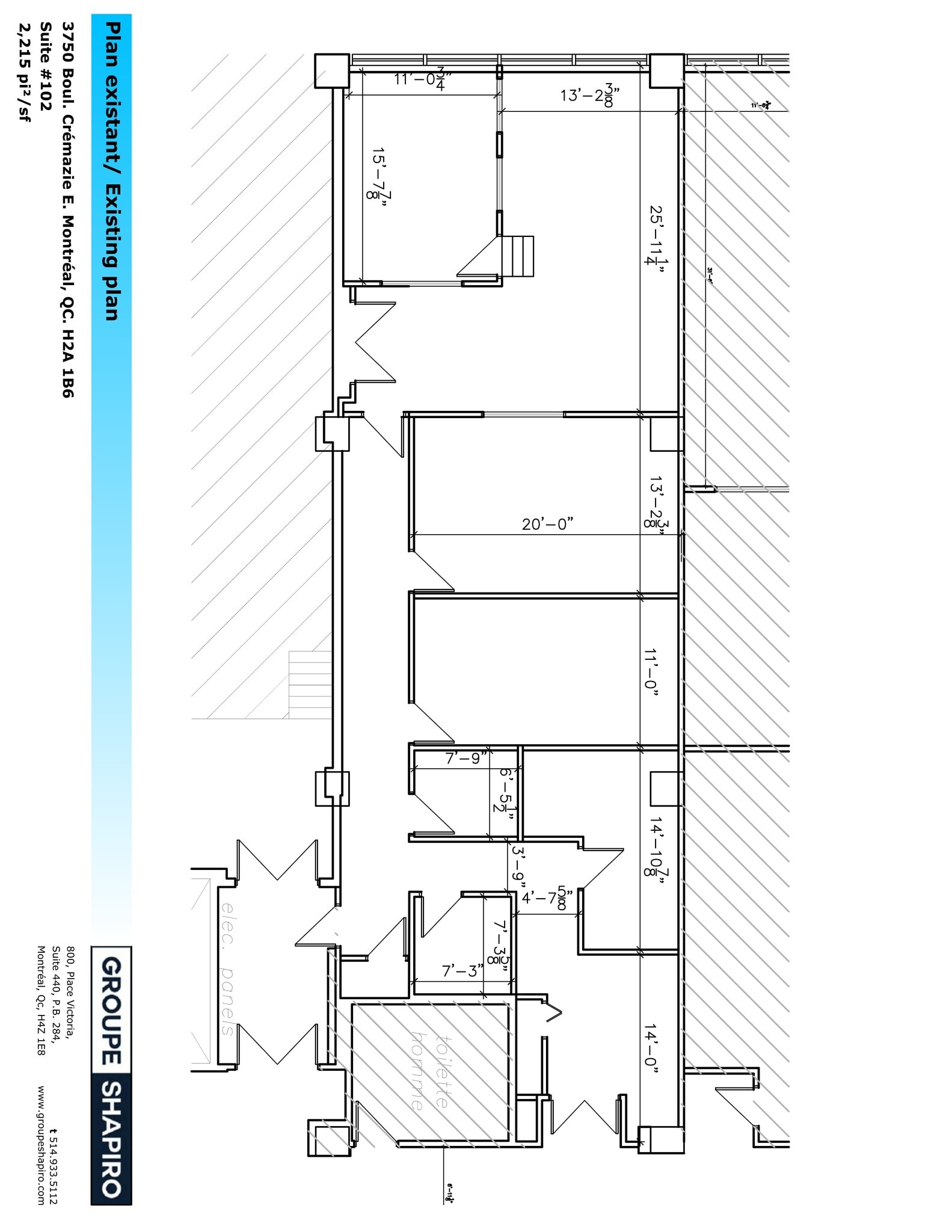 3750 Boul Crémazie E, Montréal, QC for lease Site Plan- Image 1 of 1