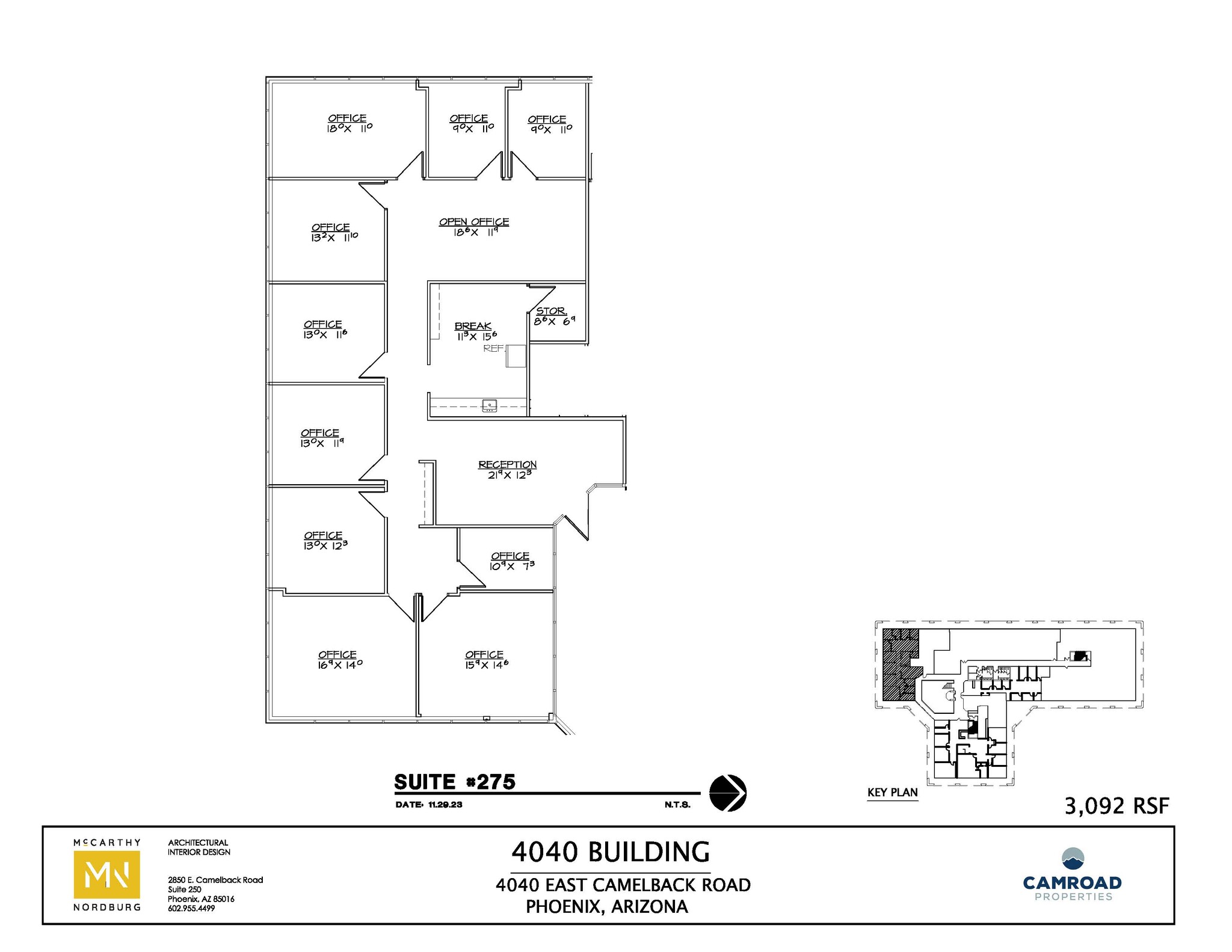 4040 E Camelback Rd, Phoenix, AZ for lease Floor Plan- Image 1 of 1