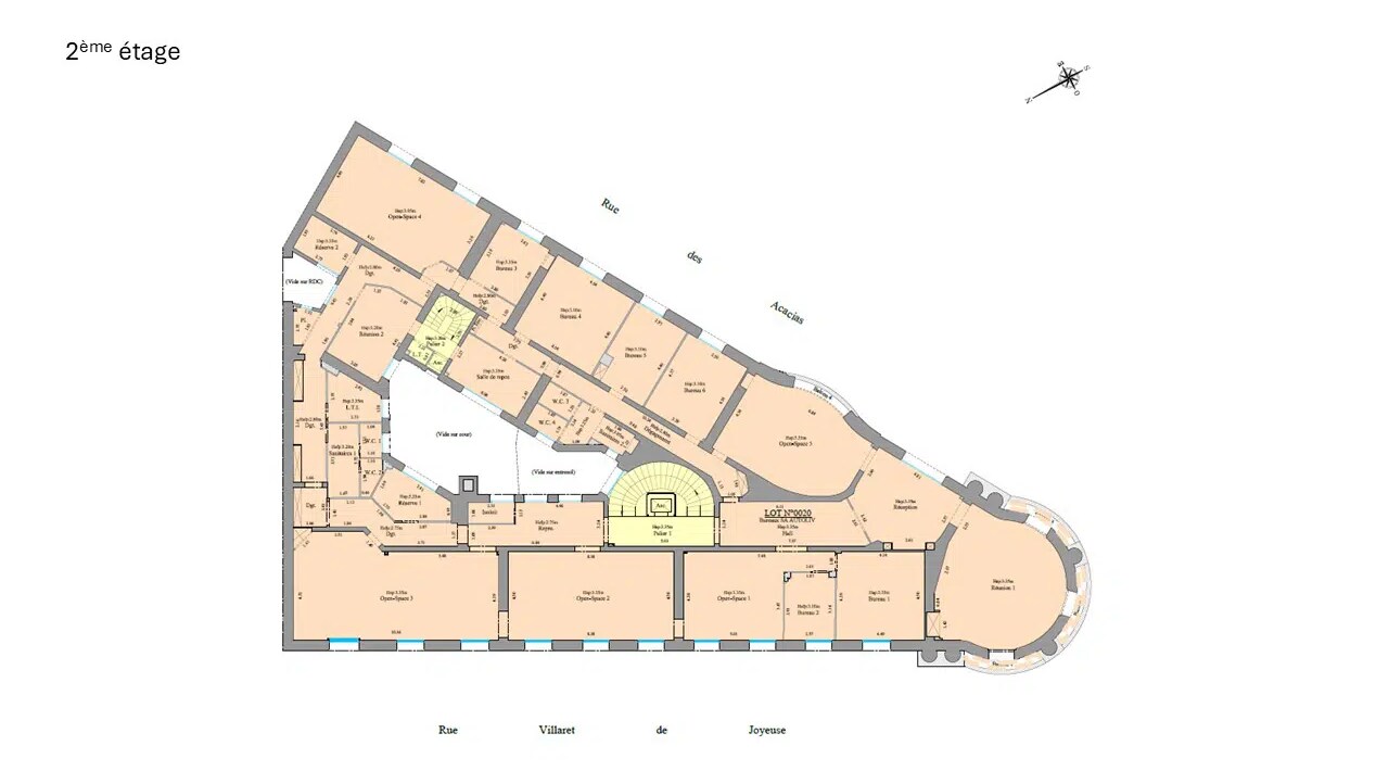 2 Rue Villaret De Joyeuse, Paris for lease Floor Plan- Image 1 of 1