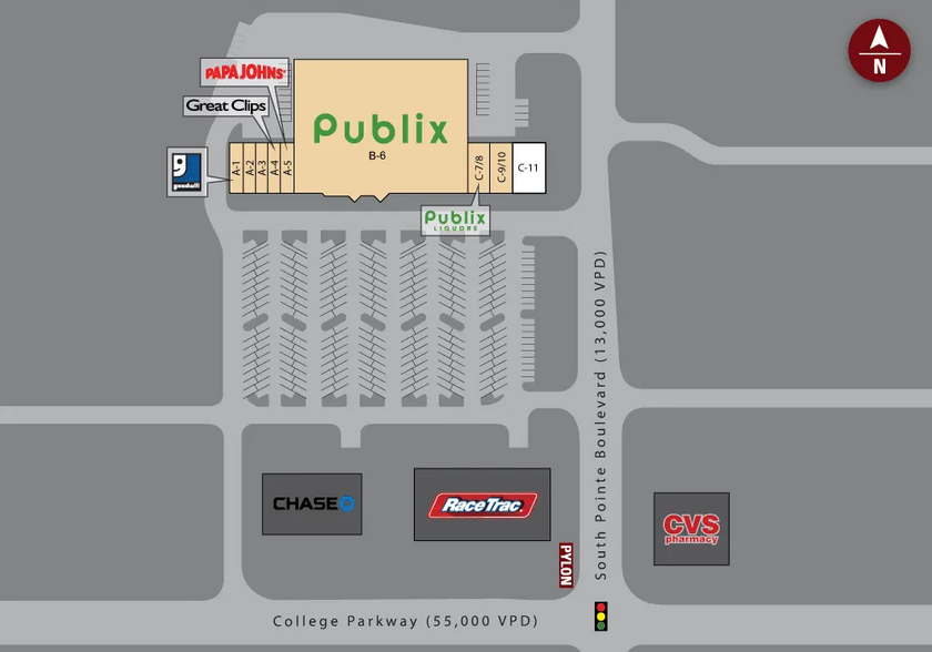 5995-5999 S Pointe Blvd, Fort Myers, FL for lease - Site Plan - Image 2 of 7