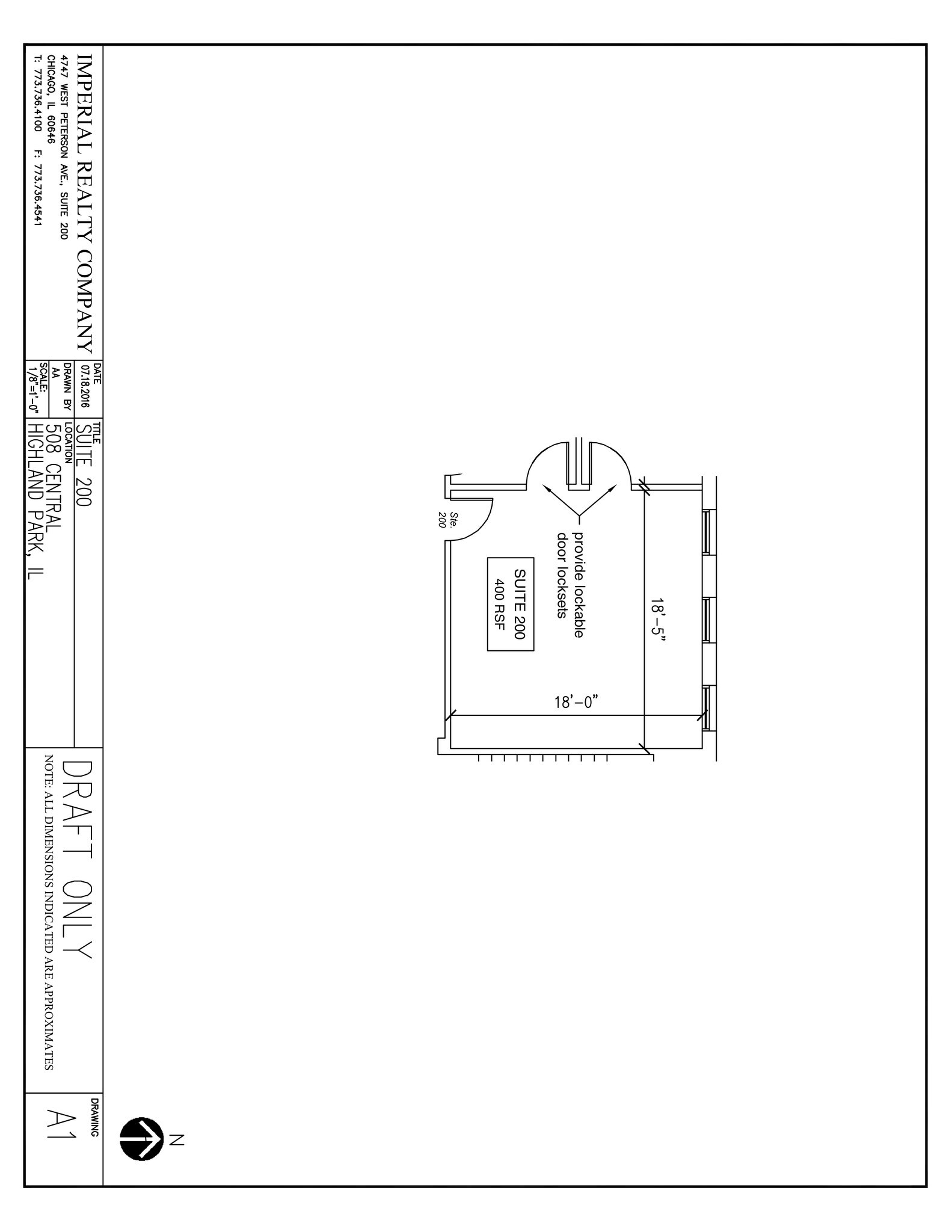 500-508 Central Ave, Highland Park, IL for lease Site Plan- Image 1 of 5