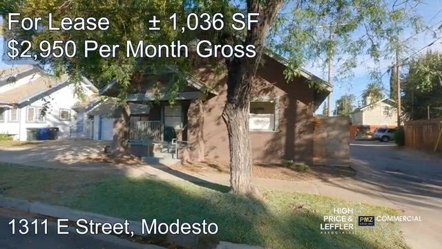 1311 E St, Modesto, CA for lease - Commercial Listing Video - Image 2 of 31