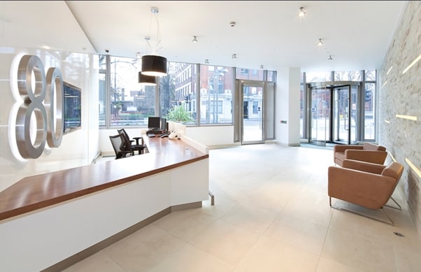 80 Hammersmith Rd, London for lease - Lobby - Image 2 of 4